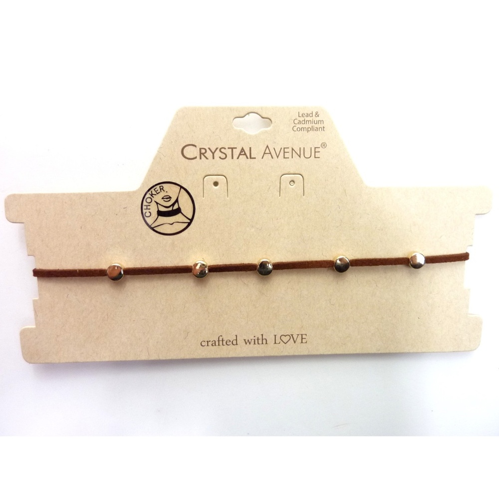 Brown & Gold Choker